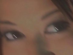 O esperma jorrado na boca da menina